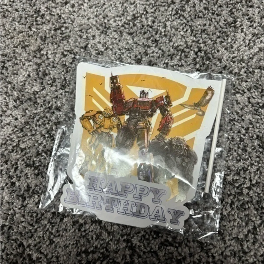 NEW Transformers cake toppers
